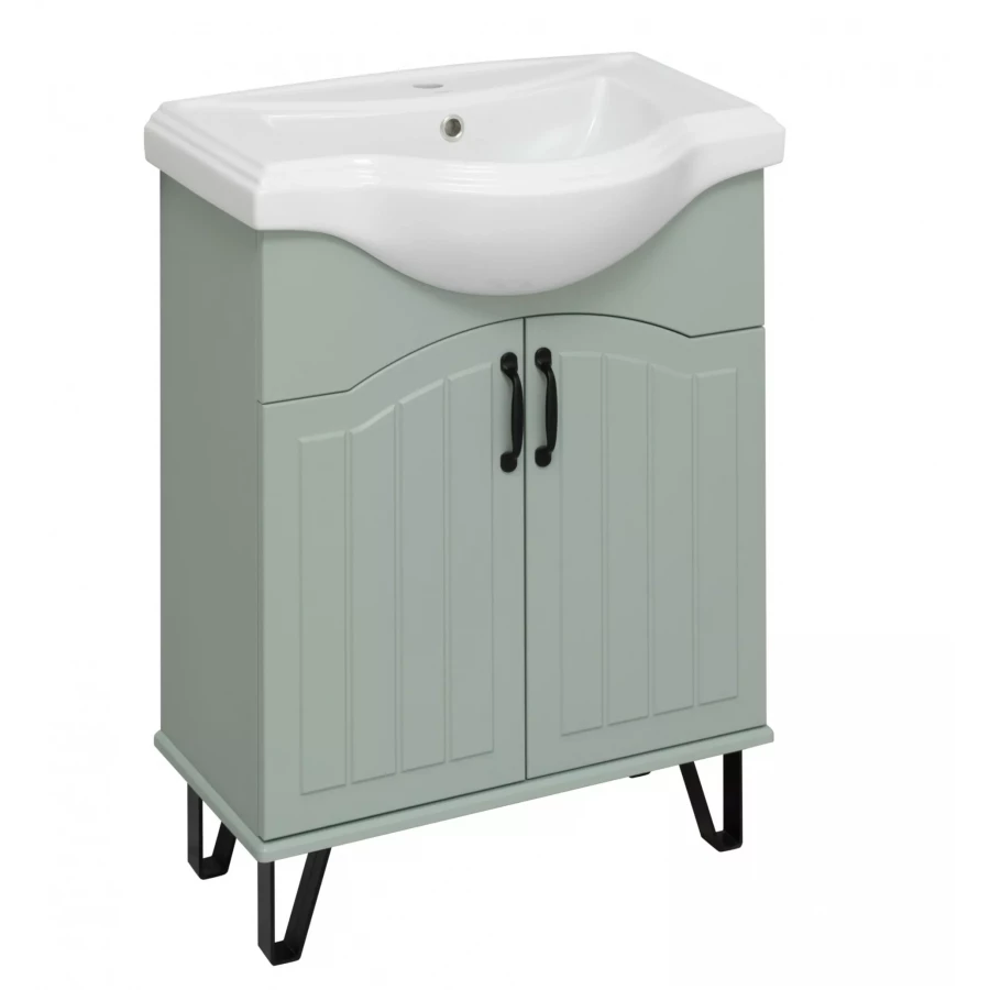Тумба Runo под раковину мята Марсель 65 под умывальник Классик 65 00-00001217