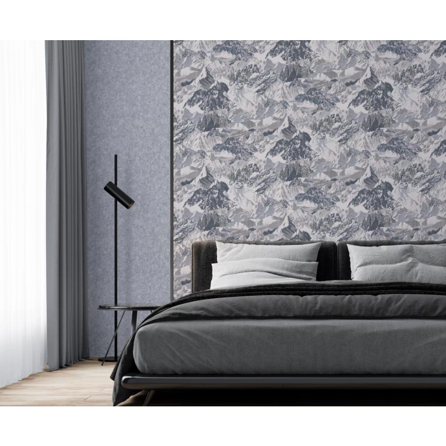 Обои флизелиновые Palitra Home HomeColor Mount коричневые HC31147-44 1.06х10.05 м