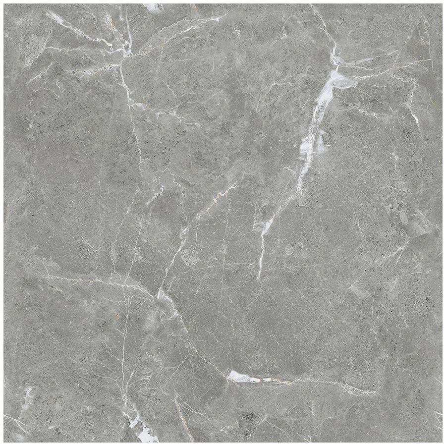 Керамогранит Ceradim Stone Cool Grey серый Полированный 60х60 см