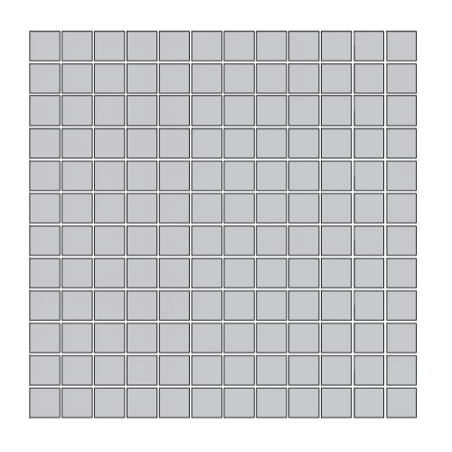 Мозаика ТехноАрт керамогранит РМК23/1 чип 23х23 сетка многоцветная 30х30 см