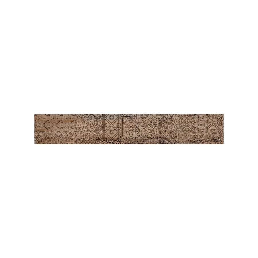 Керамогранит Kerama Marazzi Про Вуд декорированный матовый темно-бежевый DL550300R 179х30 см
