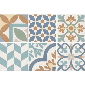 Керамогранит New Trend Design Art Mix 4 матовый многоцветный GP2020DMX55 20х20 см