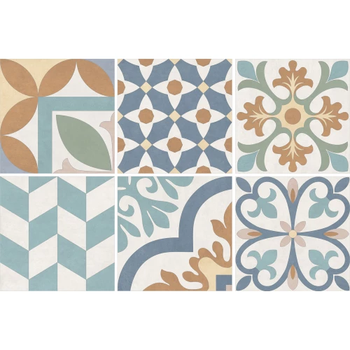 Керамогранит New Trend Design Art Mix 4 матовый многоцветный GP2020DMX55 20х20 см