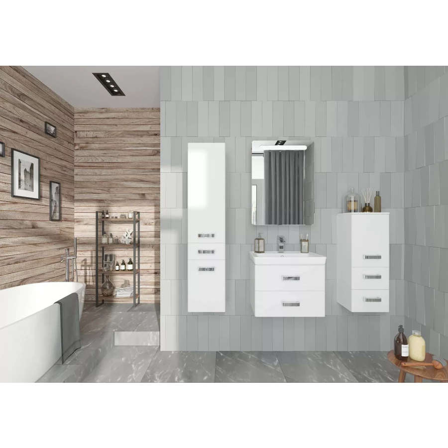 Зеркальный шкаф Акватон Америна 60 правый 1A135302AM01R 60x81 см