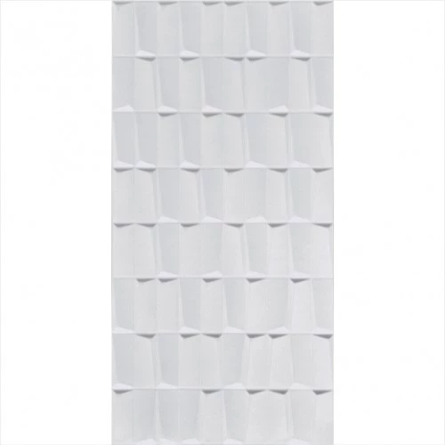 Керамическая плитка Bonaparte Royal Volume Satin белая DK4848H 80х40 см