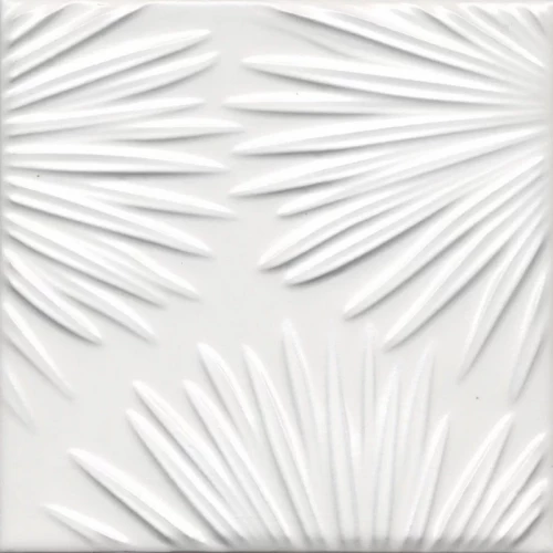 Плитка настенная Kerama Marazzi Агдаль 4 Декор структура матовый белый KMD2SFE001BN 15x15 см