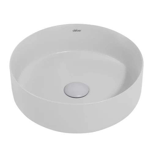 Раковина накладная Abber Bequem светло-серая матовая AC2108MLG