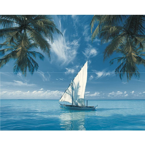 Панно Ceradim Ocean Sailboat из 2-х плиток 40x50