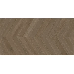 Керамогранит Delacora Walnut Chevron Dark матовый карвинг коричневый D120249M 120х60 см