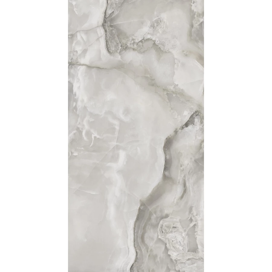 Керамогранит Seratonia Glossy Polano Grey Onyx серый оникс 120х60 см