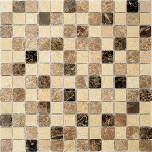 Мозаика из натурального камня Caramelle Pietrine Pietra Mix 1 POL 29,8х29,8 см