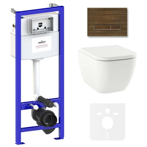 Унитаз Lavinia Boho Relfix One Rimless 75110103 (комплект 6 в 1)