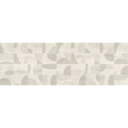 Декор керамический Belani Травертин 2 Белый BL-ТРАВ/ВК/250/750/Д2 75*25 см