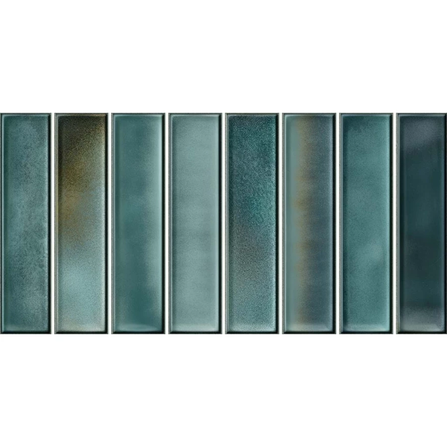 Плитка настенная EL Barco Alba Azul глянцевая синяя 30x15 см