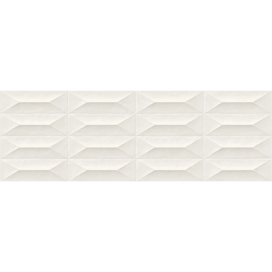 Керамическая плитка Ragno Marazzi Tempera White Struttura Trape 3D R6ZZ 90х30 см