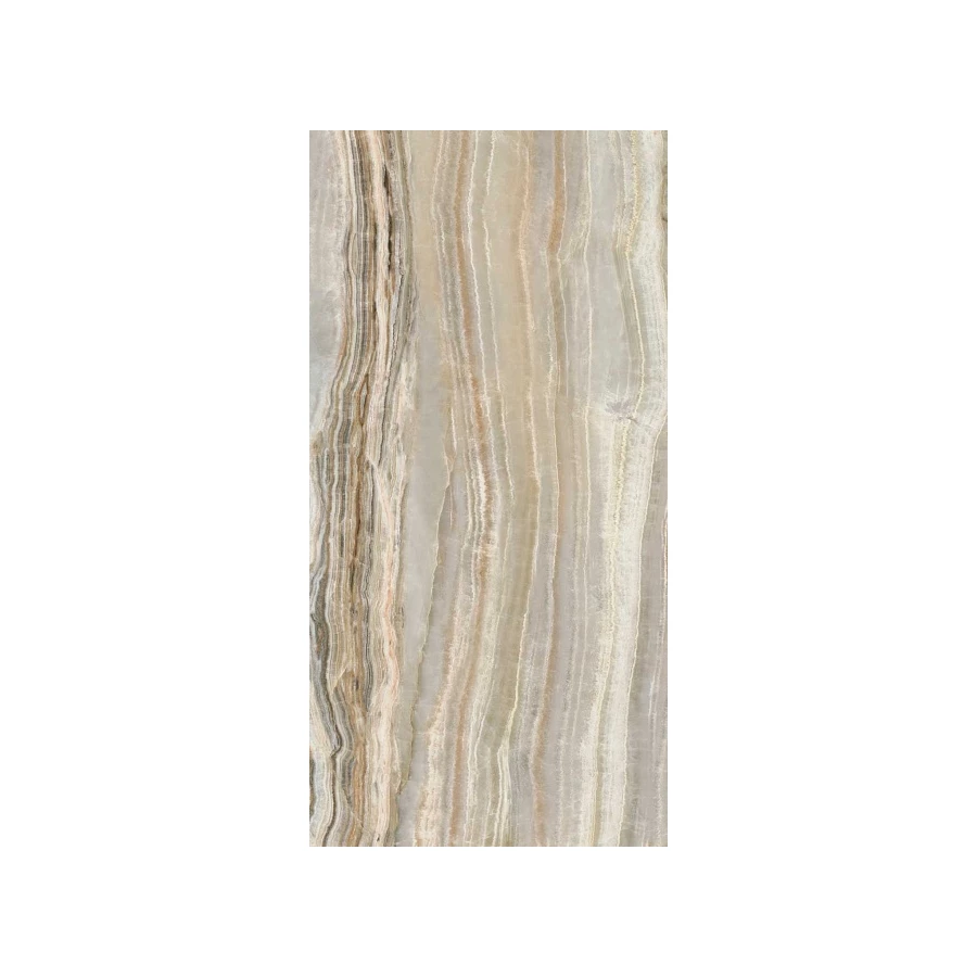 Керамогранит Kerama Marazzi Ониче зелёный светлый лаппатированный 119,5х238,5 см