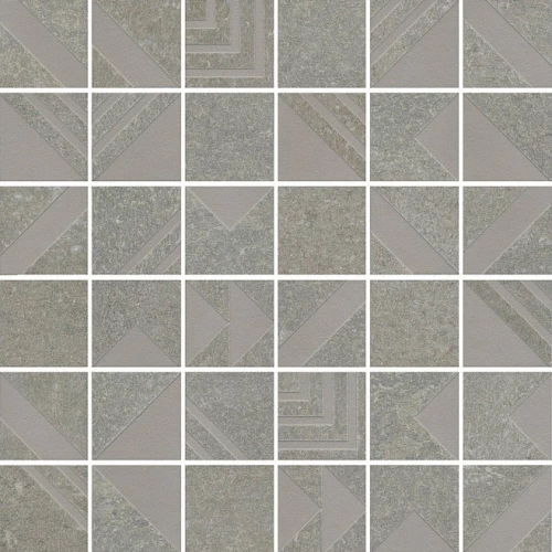 Керамогранит Kerama Marazzi Про Нордик Декор мозаичный матовый светло-серый SBM013/DD204320 30x30 см