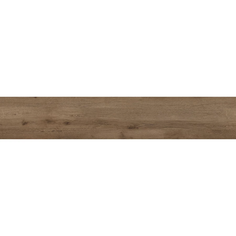 Керамогранит Realistik Pure Wood Teak Matt матовый коричневый 120х20 см