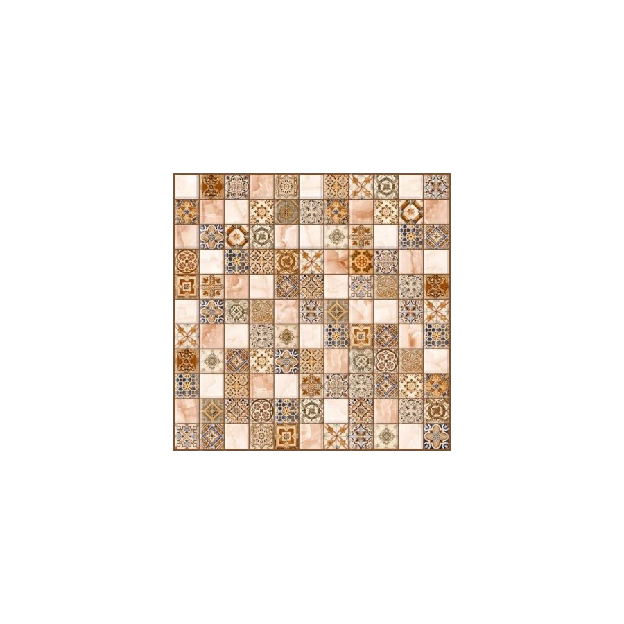 Керамогранит Lasselsberger Ceramics Орнелла коричневый арт-мозаика 5032-0199 30х30 см
