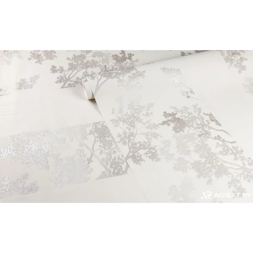 Обои флизелиновые Аспект Тиана белые 70652-11 1,06х10,05 м