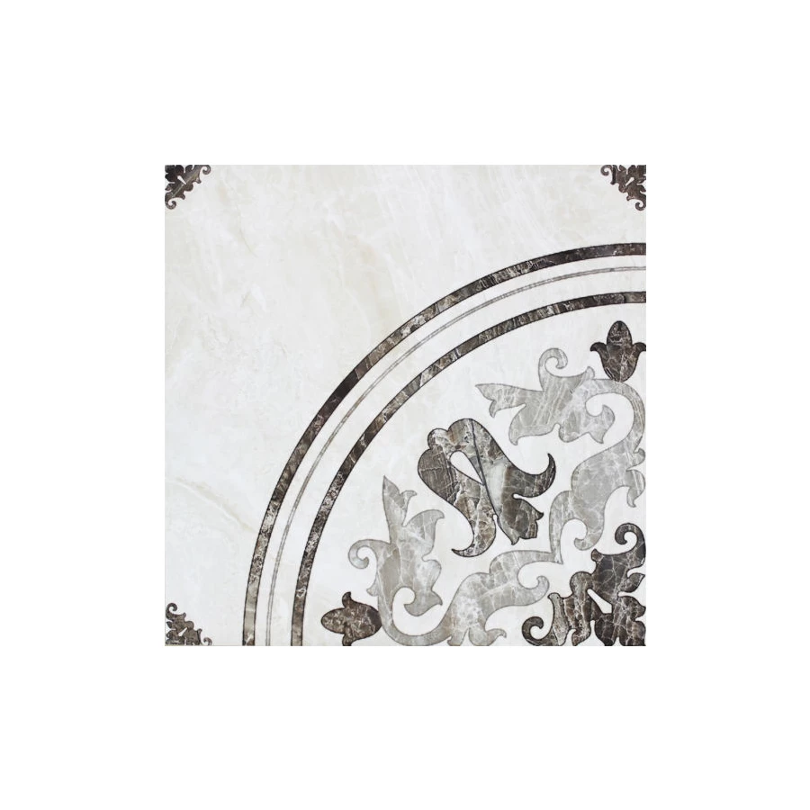 Декор Евро-Керамика Дельма бежевый 3DL0145 40*40