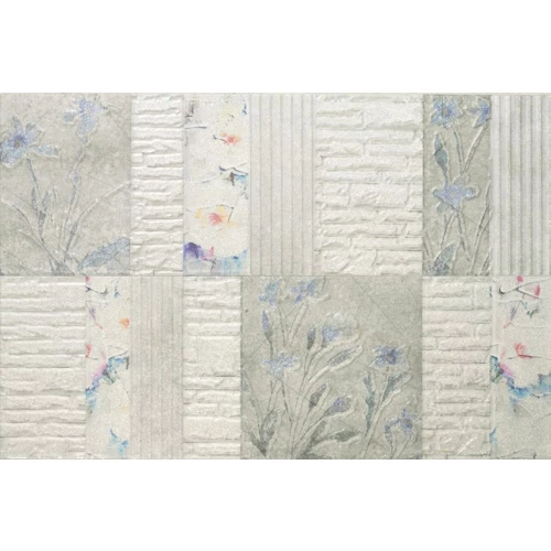 Керамическая плитка Porcelanite Dos Ros. 2216 Blanco nature II белый (компл. из 2-х шт.) 22,5х67,5 см