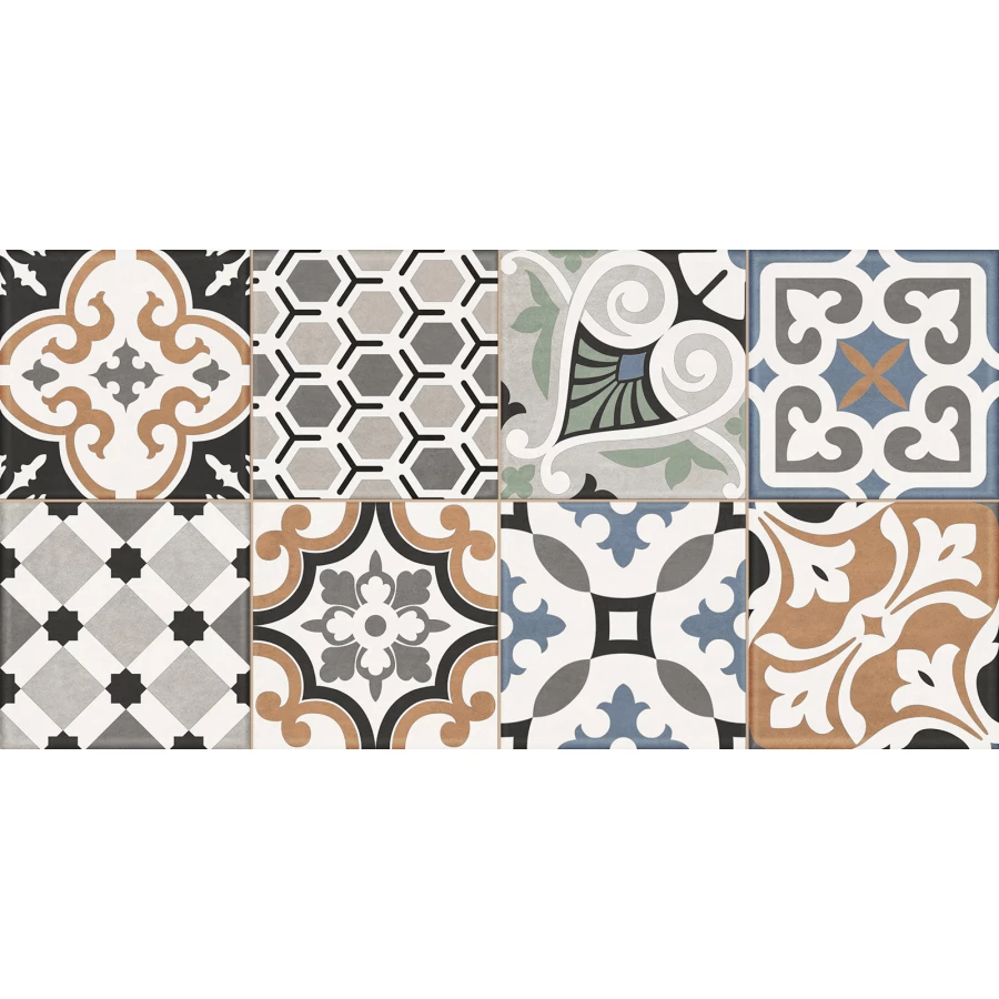 Плитка настенная New Trend Design Art Mix 1 матовая многоцветная WT36DST55 60х30 см