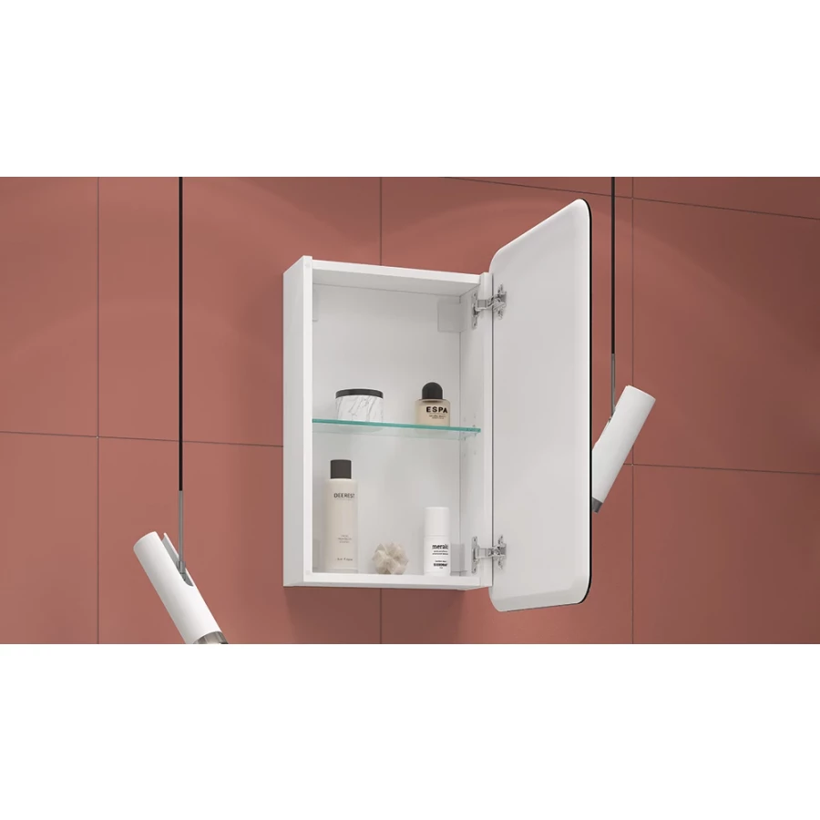 Зеркало шкаф Velvex Bio 40 zsh.BIO.40 39x63.5 см