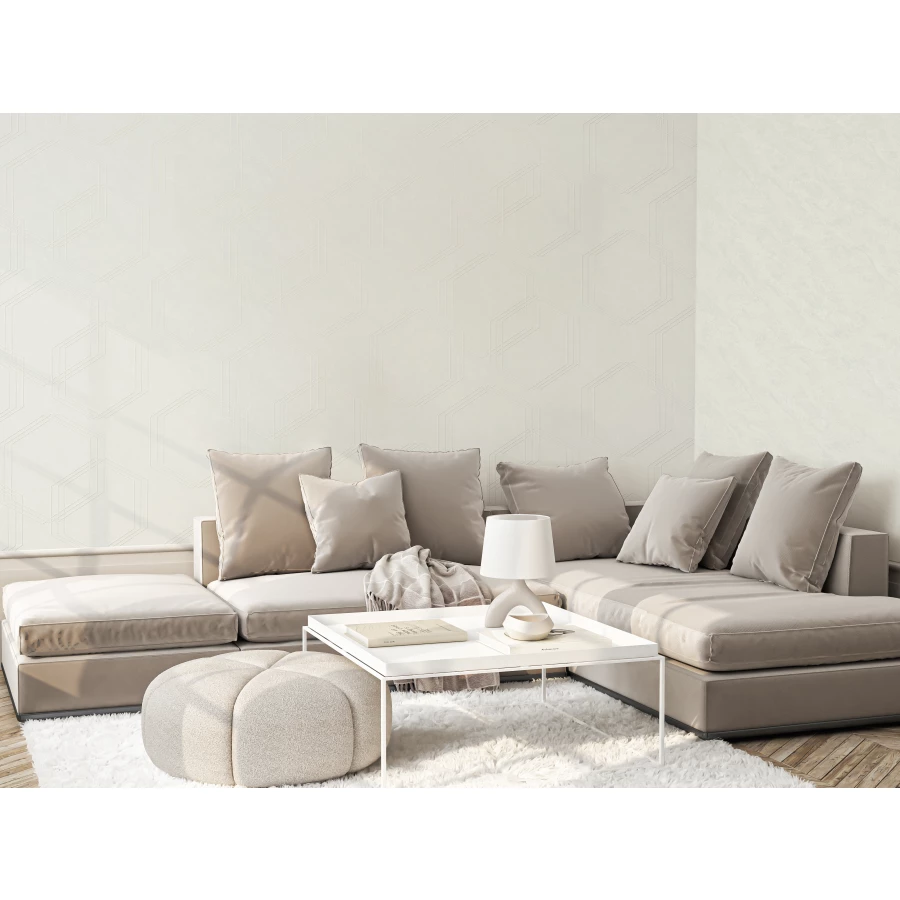 Обои флизелиновые Аспект Торонто белые 70648-10 1,06х10,05 м