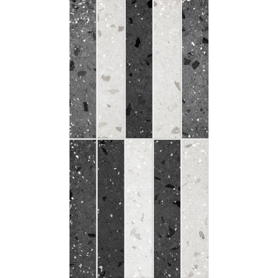 Плитка настенная Керамин Морена 2Д черный 60х30 см