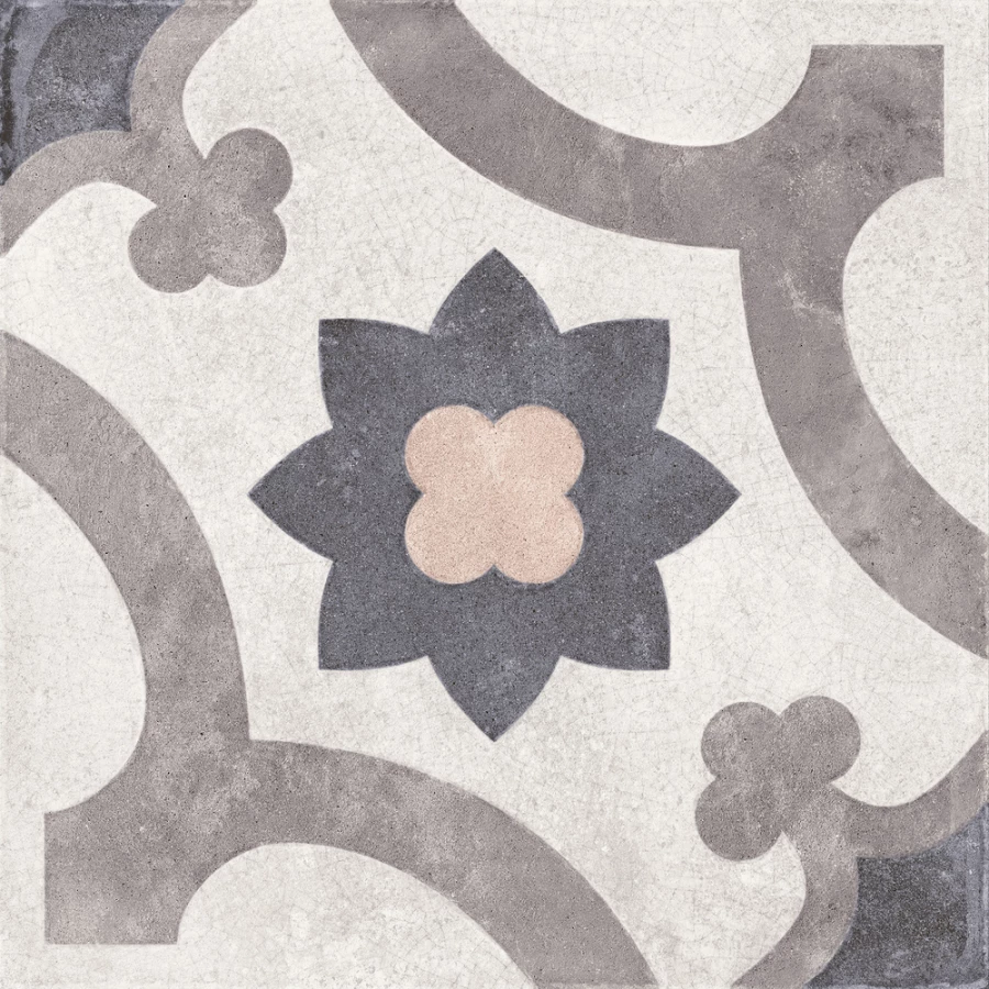 Керамогранит Cersanit Carpet орнамент рельефный матовый многоцветный A17932 29,8x29,8 см