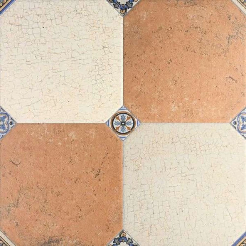 Керамогранит El Molino Manises Decor Mix матовый коричневый 58x58 см