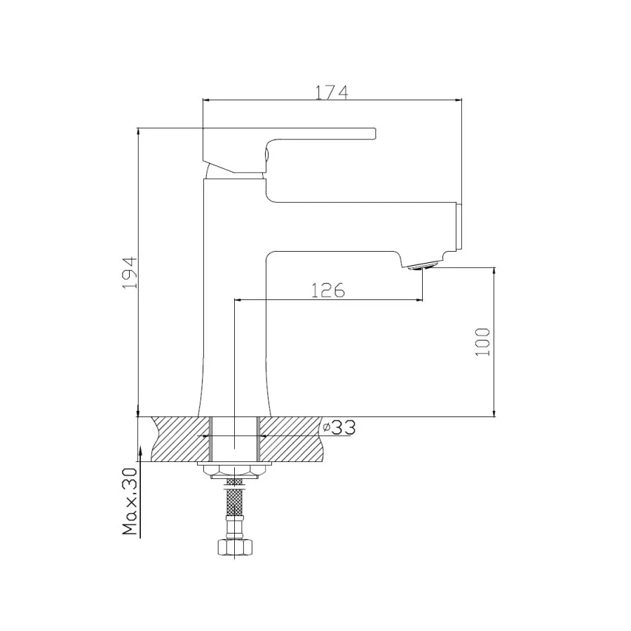 Смеситель для раковины Haiba HB10652-7