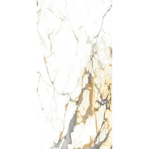 Керамогранит Bonaparte Golden Capri Pol Rect глянцевый белый 120х60 см