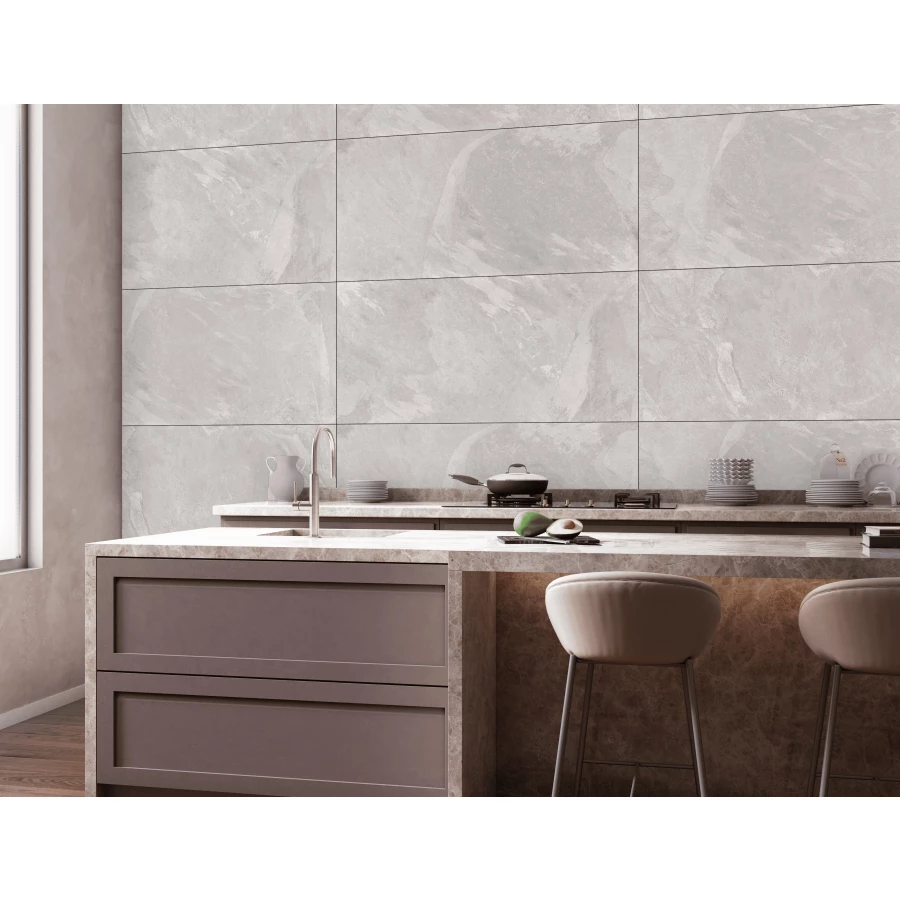 Керамогранит Buono Stones Design Punch Matt матовый серый SVL4461PM 120х60 см