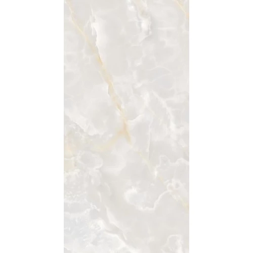 Керамогранит Ariostea Ultra Onici Grigio Lucidato Shiny матовый белый UO6L157411 150х75 см