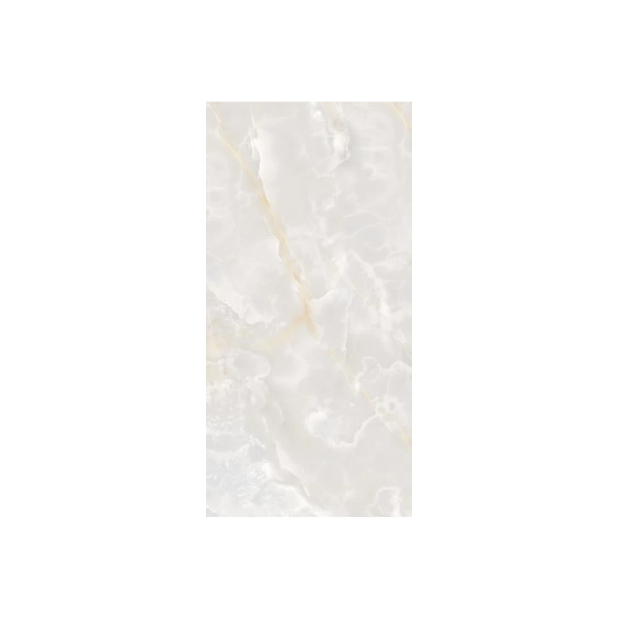 Керамогранит Ariostea Ultra Onici Grigio Lucidato Shiny матовый белый UO6L157411 150х75 см