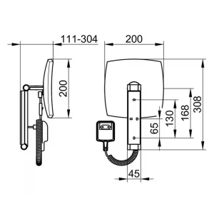 Косметическое зеркало Keuco iLook move 17613019001