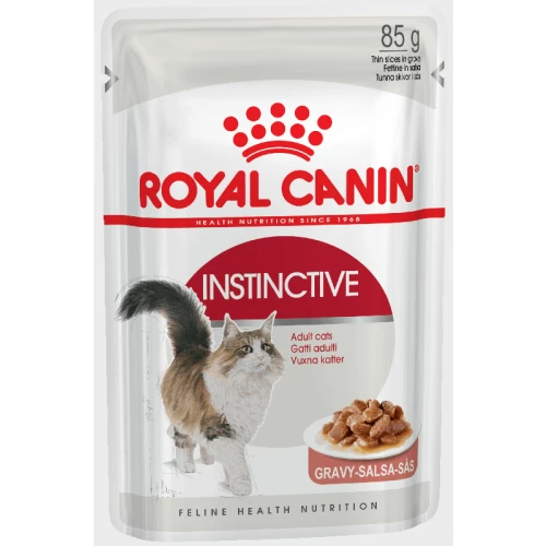 Корм для кошек старше 1-го года Royal Canin instinctive пауч соус влажный 85 г