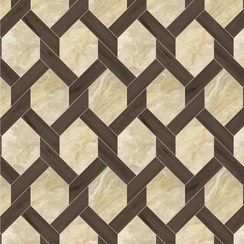 Керамогранит Kerama Marazzi Сальветти Модульное панно Carlotto матовый бежевый CARL004 59,2х51,9 см