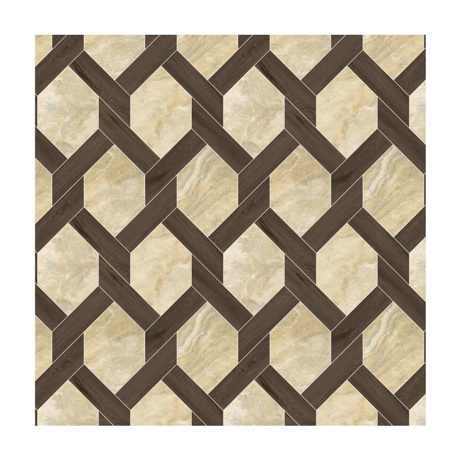 Керамогранит Kerama Marazzi Сальветти Модульное панно Carlotto матовый бежевый CARL004 59,2х51,9 см