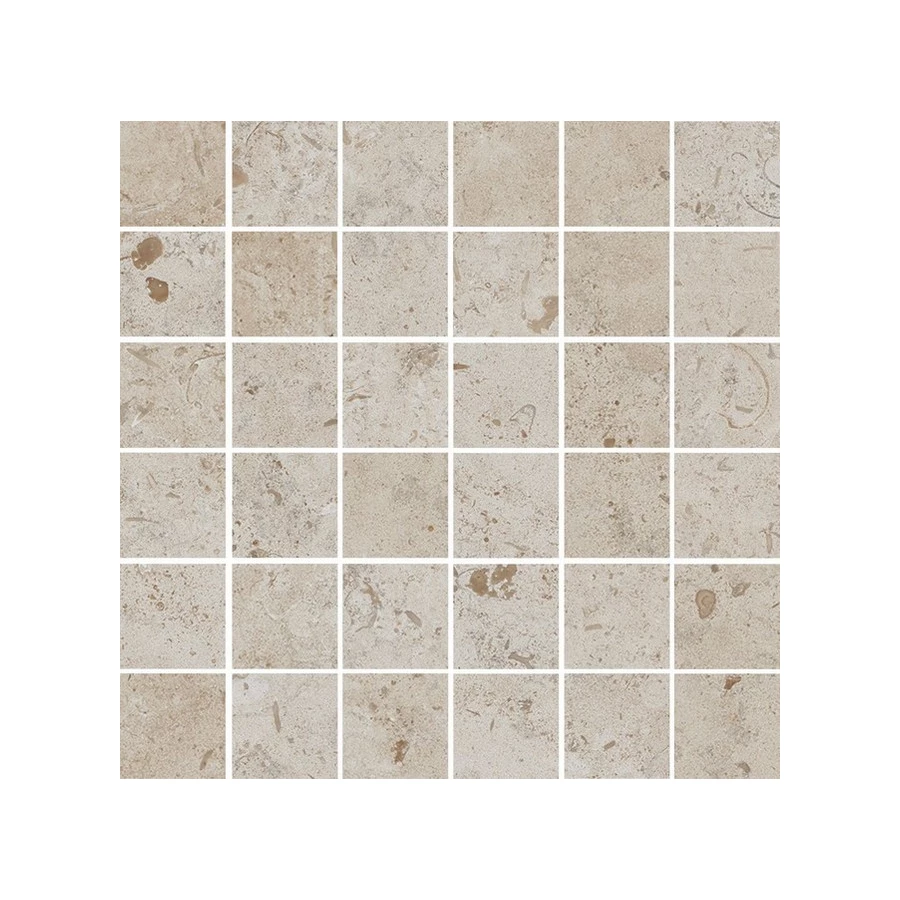 Керамогранит Kerama Marazzi Про Лаймстоун Декор мозаичный матовый темно-бежевый DD2054/MM 30х30 см