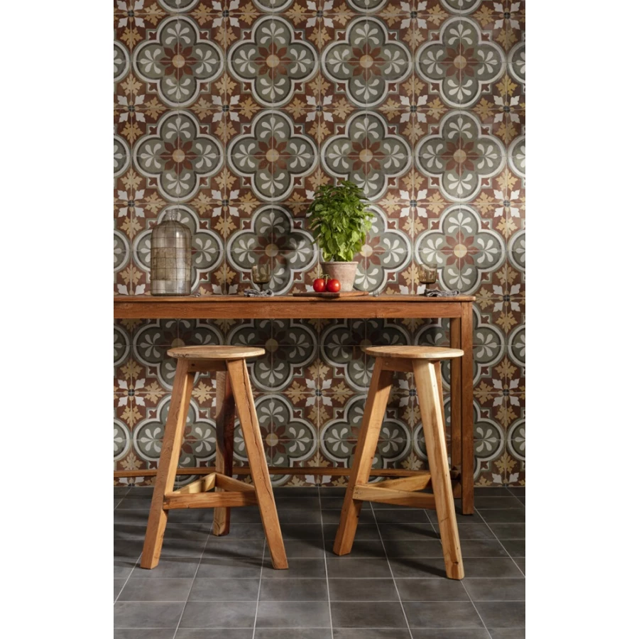 Керамическая плитка Peronda FS Barna Sarria матовая черная 0100337784 45х45 см