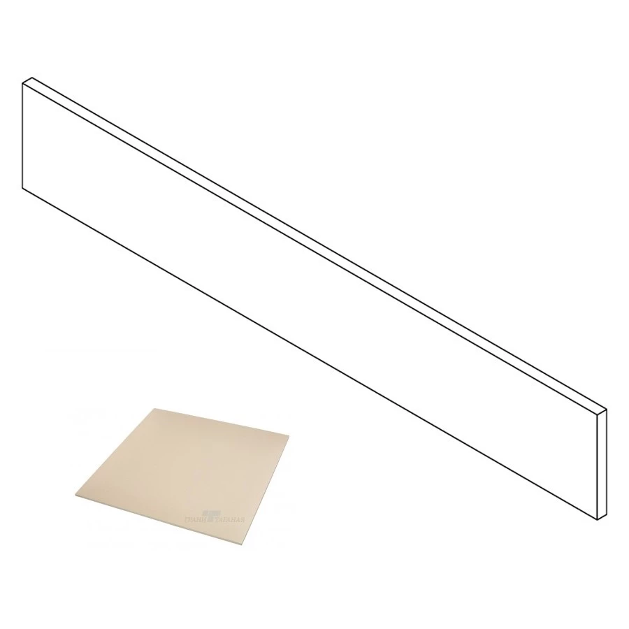 Плинтус Грани Таганая Профи бежевый антискользящий GT100A 60х9,5 см