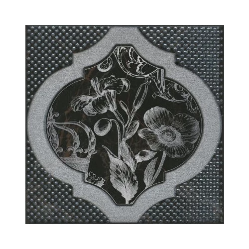 Декор Kerama Marazzi Фрагонар черный HGD\B263\17052 15х15 см