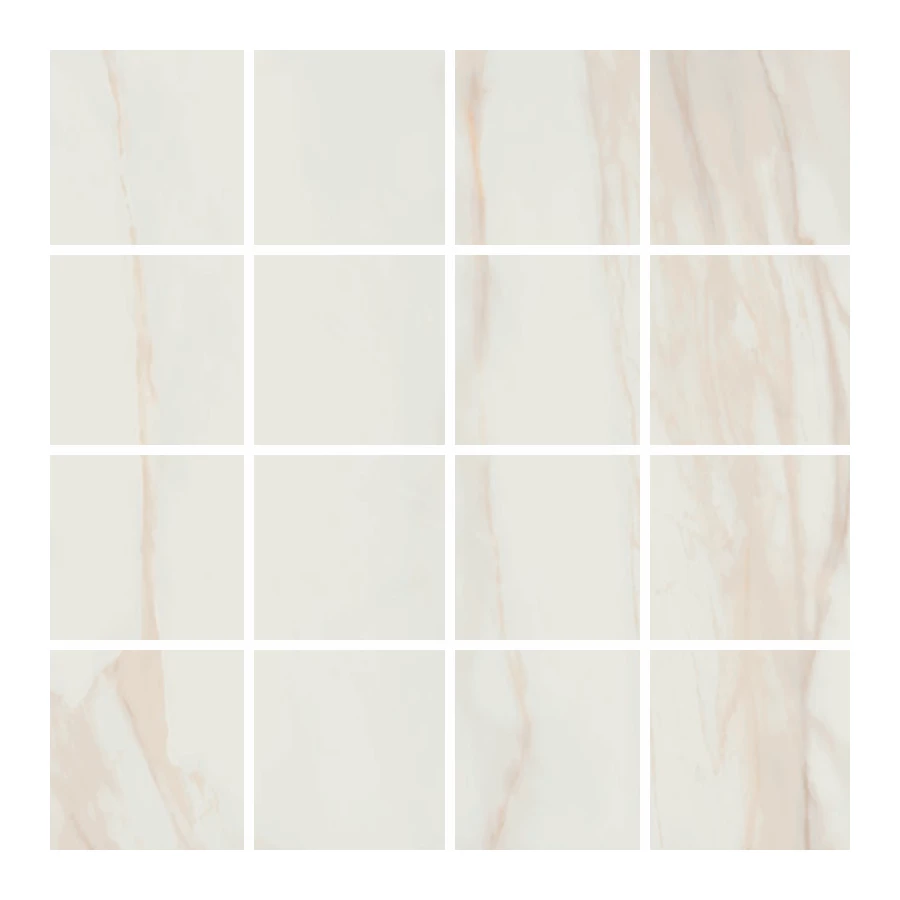Мозаика Pamesa Тресана Марблес Малла Бланцо / Tresana Marbles Malla Blanco 7х7 глянцевая белая 038.590.0012.00162 30x30 см