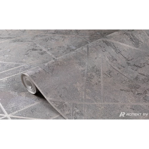 Обои флизелиновые Аспект Мичиган Серый 70563-48 1,06х10,05 м