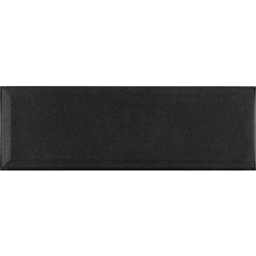 Плитка настенная Absolut Keramika Monocolor 10x30 Glass Black KL AK0960 30х10 см