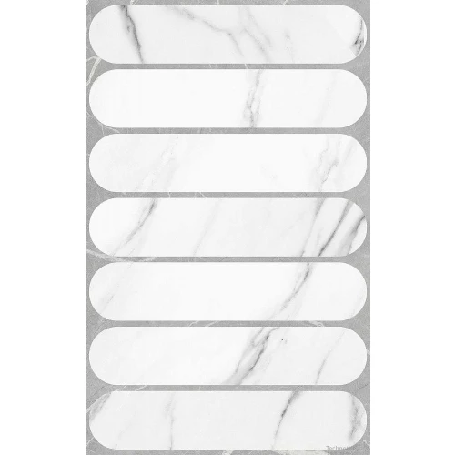 Плитка настенная Шахтинская плитка Арко низ 03 глянцевая белая 010100001582 40х25 см