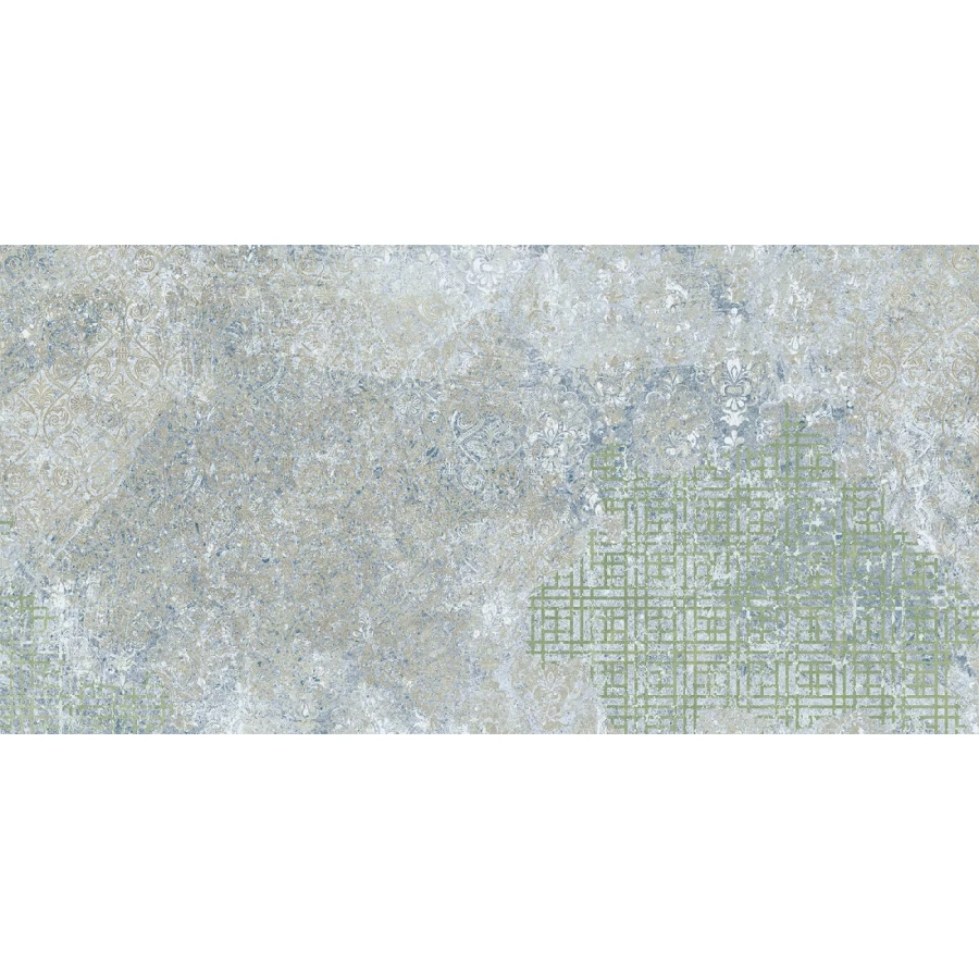 Керамогранит Aparici Bohemian Blue Natural матовый голубой ACB0000001 100х50 см